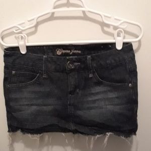 Guess denim mini skirt